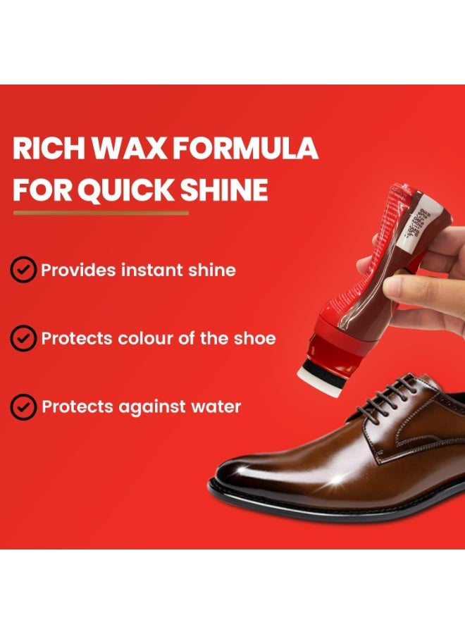 Kiwi Quick Shoe Polish - 75 ml - Brown - Image 3