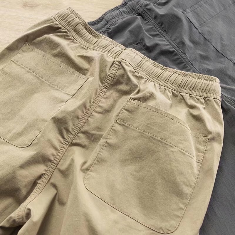 Wear-Resistant Work Pants For Construction Site Auto Repair Workers To Work Men'S Autumn And Summer Leisure Loose Labor Protection Pants - Image 3