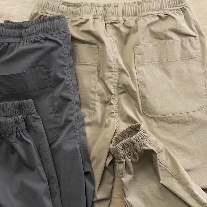 Wear-Resistant Work Pants For Construction Site Auto Repair Workers To Work Men'S Autumn And Summer Leisure Loose Labor Protection Pants - Image 2