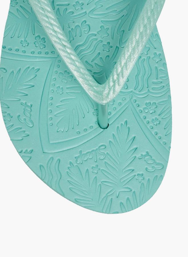 Flora Bella By Shoexpress Flora Bella Women Textured Flip-Flops - Image 3