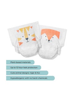 Kit & Kin KIT & KIN Eco Friendly Baby Diapers Size 4 | Soft Flash Dry Disposable Diapers, Superior Leak Protection Hypoallergenic for Skin Protection Baby Diapers (Size 4 - Pack of 32)  - Image 2
