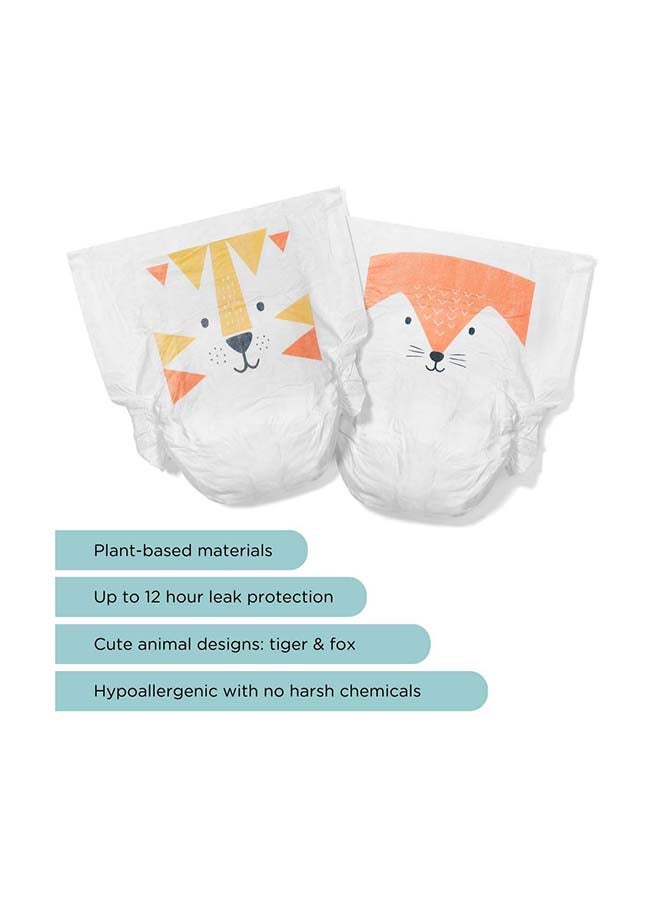 KIT & KIN Eco Friendly Baby Diapers Size 4 | Soft Flash Dry Disposable Diapers, Superior Leak Protection Hypoallergenic for Skin Protection Baby Diapers (Size 4 - Pack of 32) - Image 2