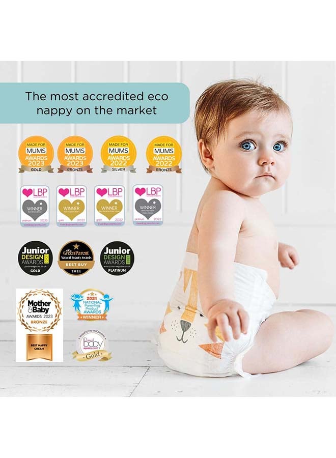 KIT & KIN Eco Friendly Baby Diapers Size 4 | Soft Flash Dry Disposable Diapers, Superior Leak Protection Hypoallergenic for Skin Protection Baby Diapers (Size 4 - Pack of 32) - Image 3