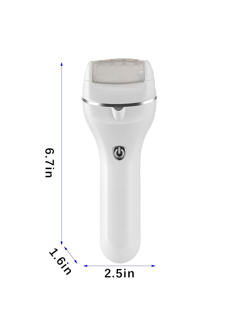 ACYYH Electric Callus Remover, Recharable Electronic Feet File Pedicure Foot File Foot Rasp with IPX6 Waterproof Design for Dry Cracked Dead Skin with 2 Roller Heads, 3 Speed - Image 2