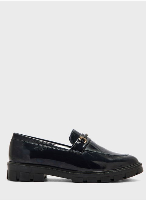 Lug Sole Casual Slip Ons