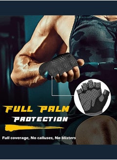 SUCITY Breathable Sweat-Absorbent Multifunctional Non-Slip Fitness Gloves, Comfortable and Wear-Resistant Velcro Gloves  - Image 4