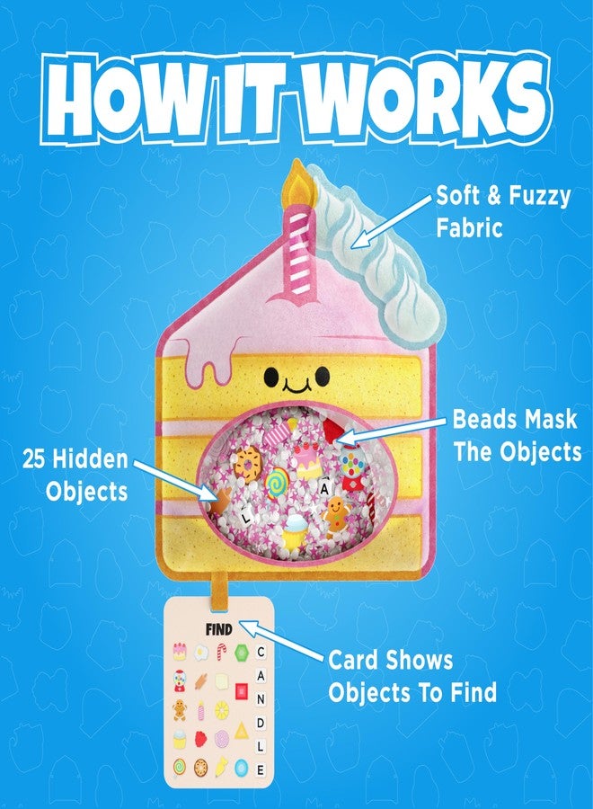 Vango BIZYBOO - The Original Seek & Find Plush - Hidden Object Search Problem Solving Educational Matching Game for Kids 2 and Up (Smores) - Image 5