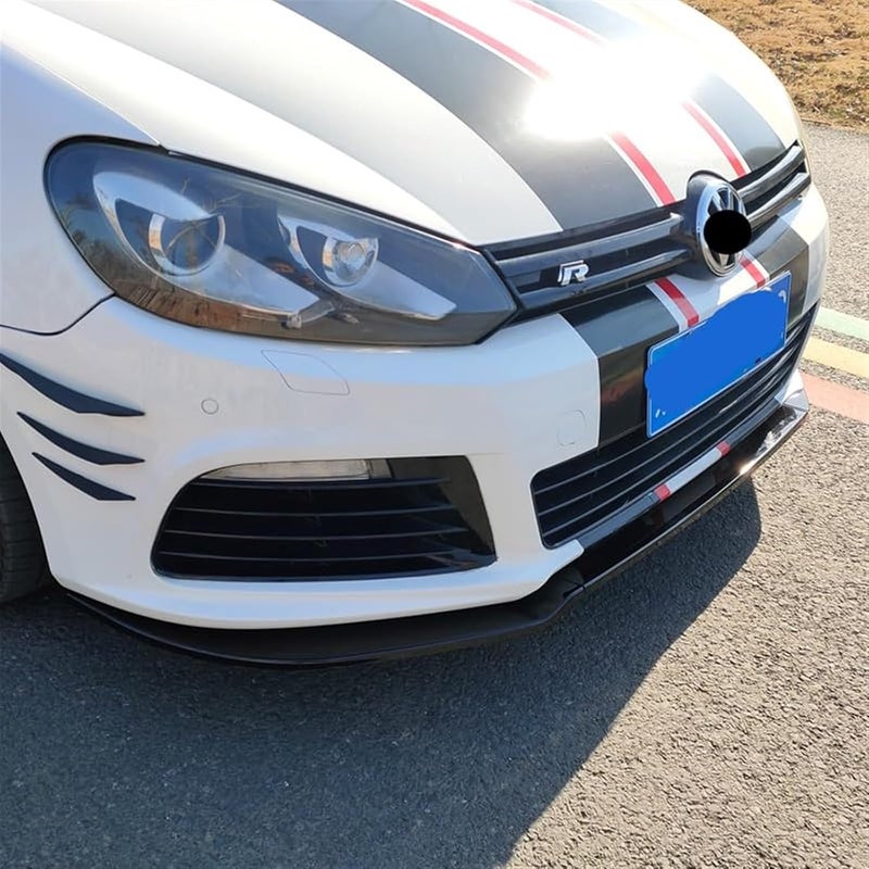 Wivplex Front Bumper Splitter Lip Diffuser for Volkswagen Golf MK6 R R20 - Image 4