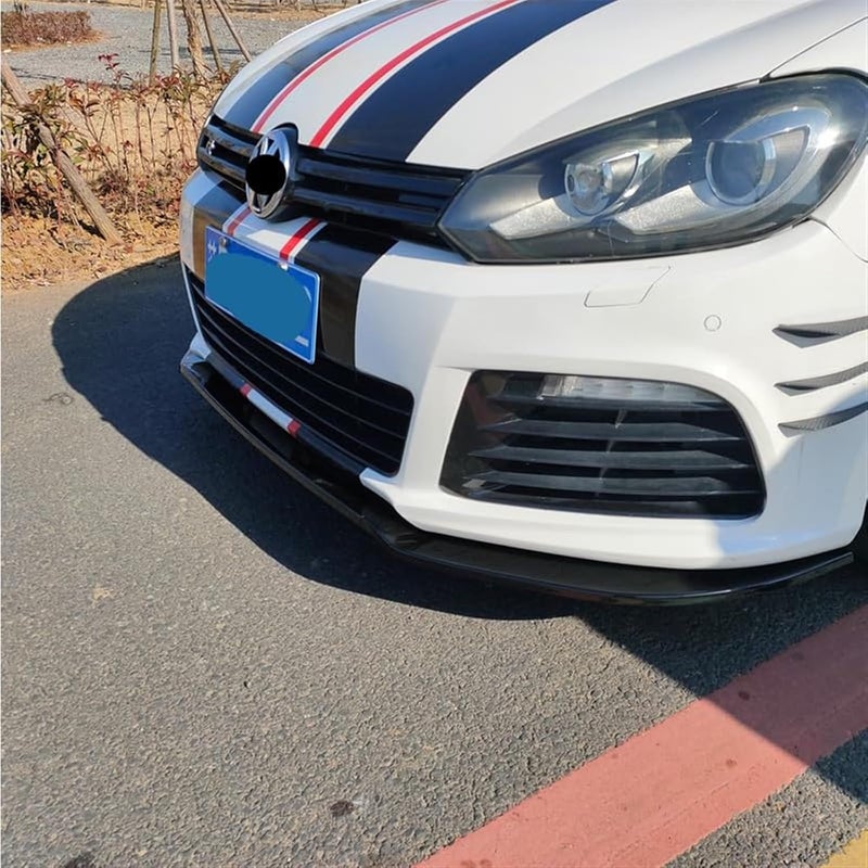 Wivplex Front Bumper Splitter Lip Diffuser for Volkswagen Golf MK6 R R20 - Image 5