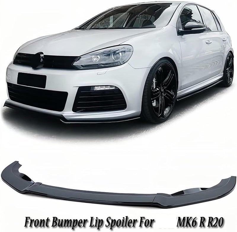Wivplex Front Bumper Splitter Lip Diffuser for Volkswagen Golf MK6 R R20 - Image 2