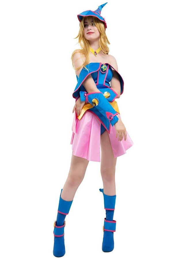 Cosplay.fm Women‘s Magical Girl Cosplay Costume Outfit Magician with Hat (S, Multicolored) - Image 3
