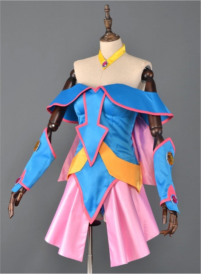 Cosplay.fm Women‘s Magical Girl Cosplay Costume Outfit Magician with Hat (S, Multicolored) - Image 4