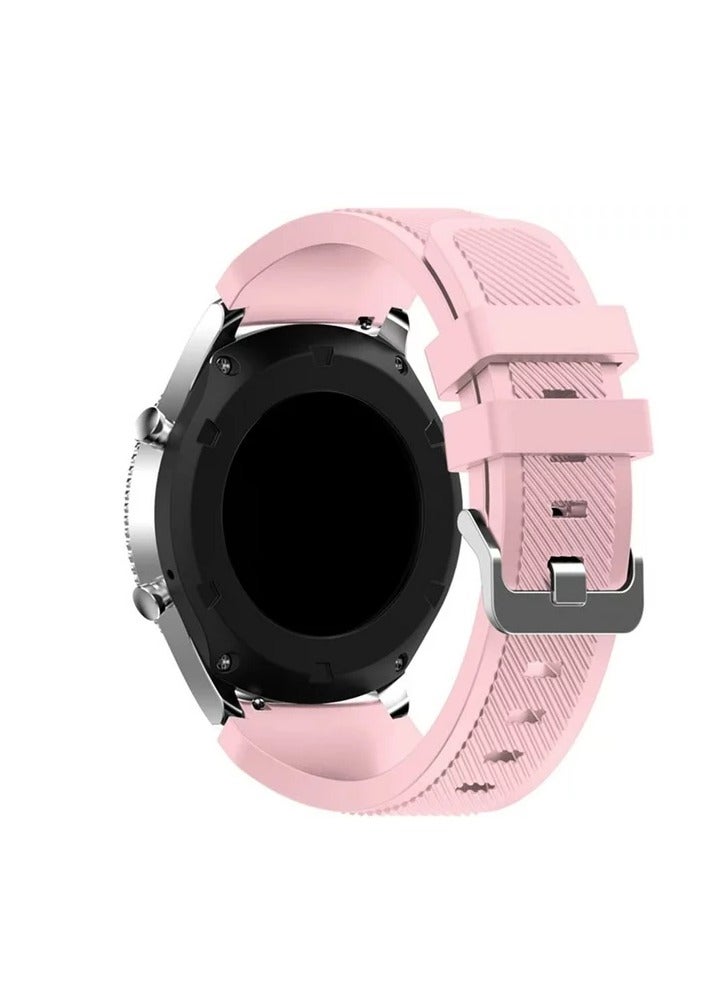 Silicone Replacement Sports  Strap Band For Samsung  S3 Classic Light Pink Colour - Image 1