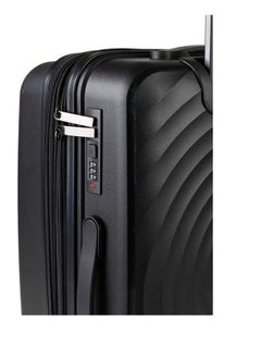 Generic travel bag, size 28 inches, equipped with a TSA lock, hard shell, black color  - Image 3
