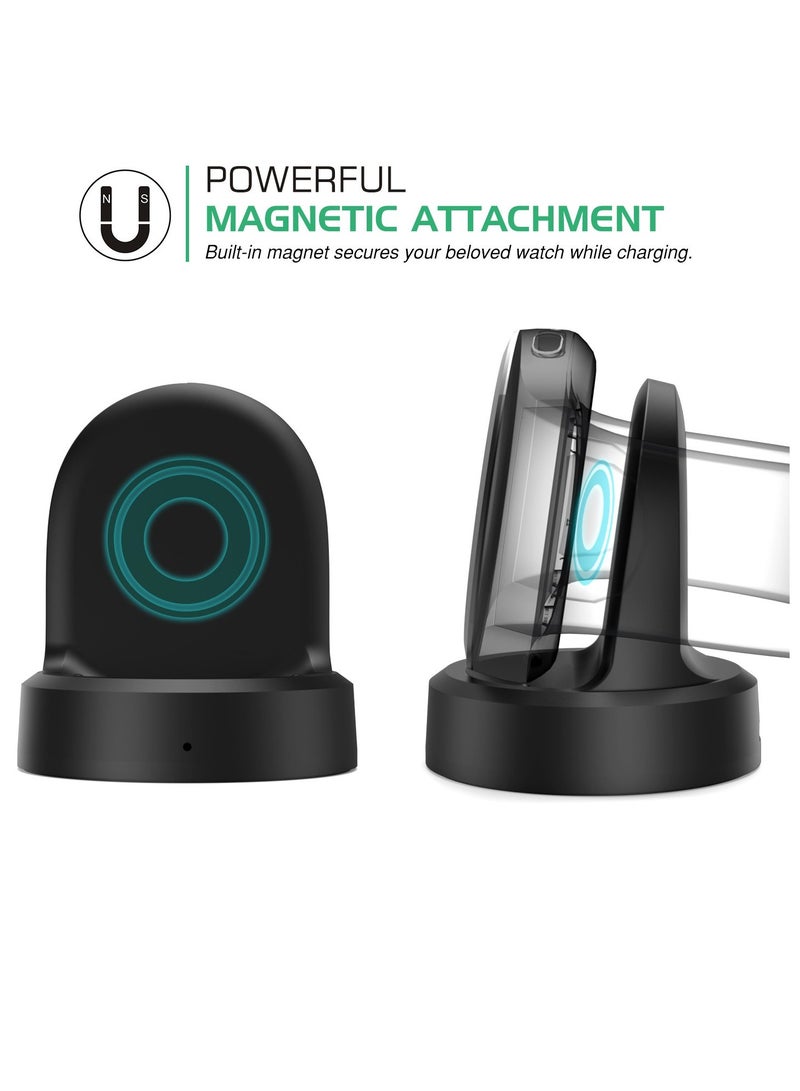 Wireless Charger Dock For Samsung Gear S3 Classic Black - Image 2