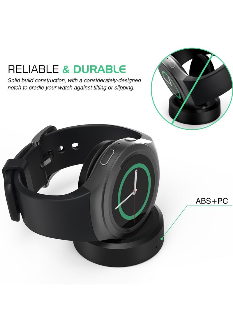 Wireless Charger Dock For Samsung Gear S3 Classic Black - Image 3