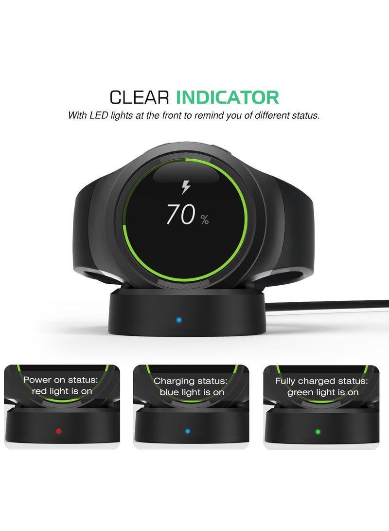 Wireless Charger Dock For Samsung Gear S3 Classic Black - Image 5