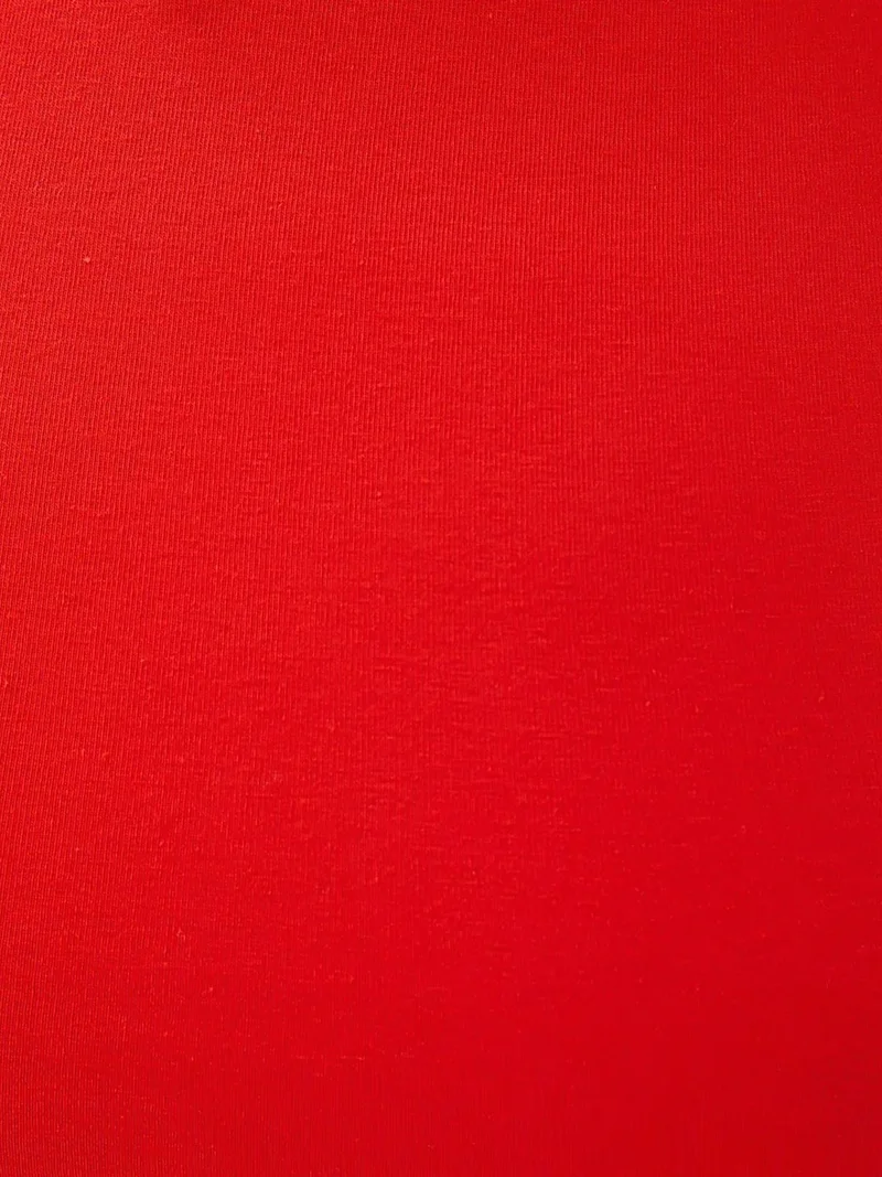 زوبعة بلوزة قصيرة بياقة دائرية أساسية