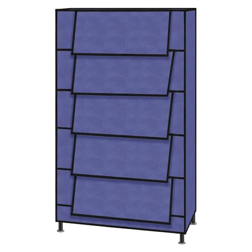 TRENDY Multipurpose Shoe Rack Cabinet 5 Layer All-in-one Storage Organizer with Dustproof Cover | Space-Saving Shoe Stand for Home, Wardrobe & Entryway - Image 1