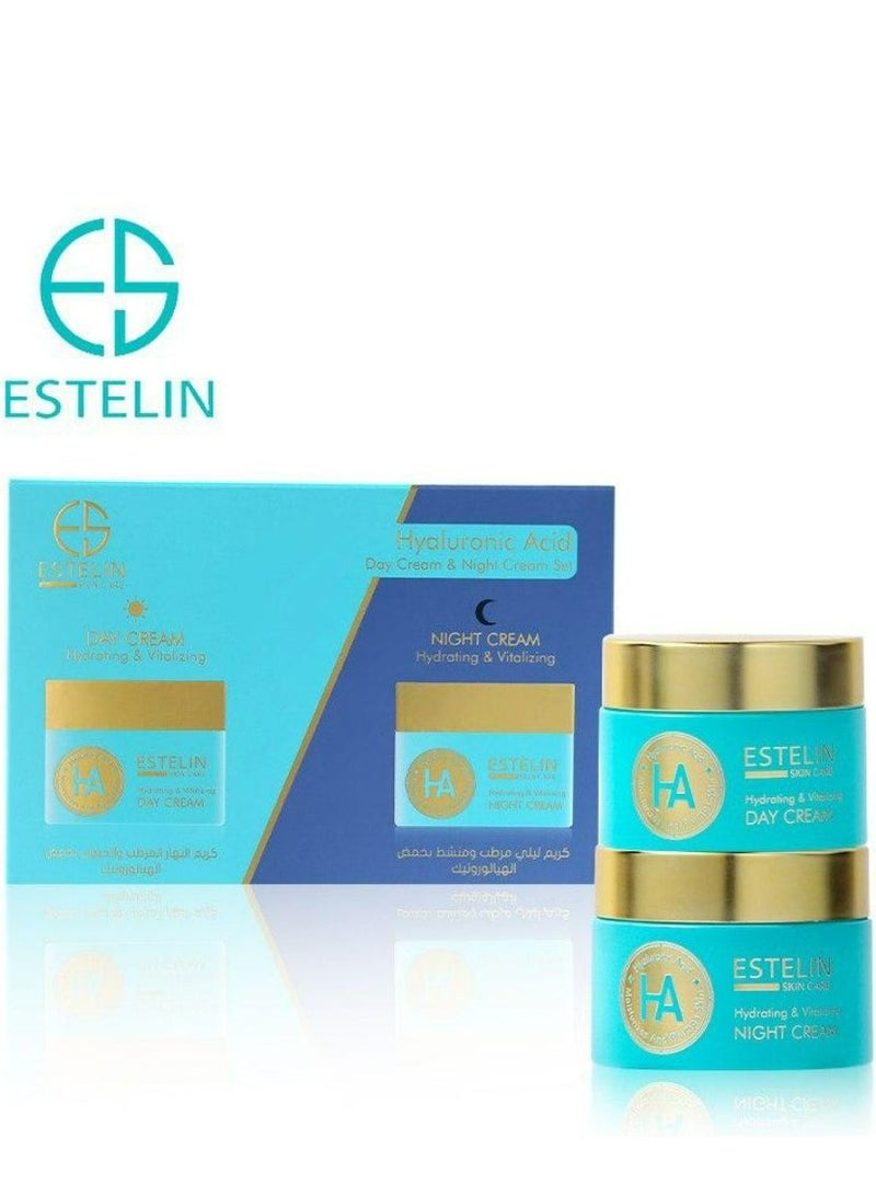 ESTELIN Hyaluronic Acid Day Cream & Night Cream Set 2 pcs - Image 1