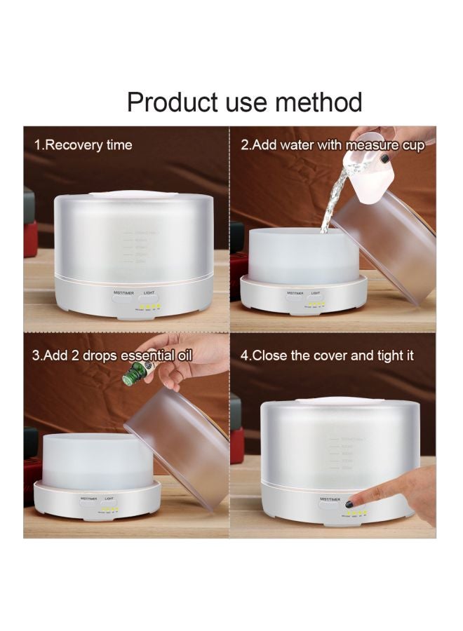 NAGOMI Ultrasonic Air Humidifier 500ml Silver - Image 5