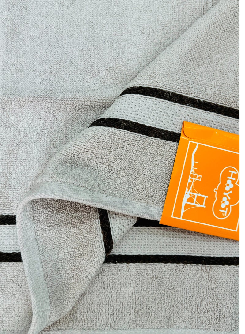 Hayat SOLID-Premium Quality 100% Cotton Hand Towels-Turkish Brand- Multipurpose Use Towels with High Absorbency- Size 50*90 cm- 6 pieces - Image 2