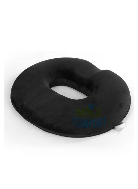 Max Comfort American Anti-Hemorrhoid Rough Rough Memory Foam Medical Seat Cushion - Black