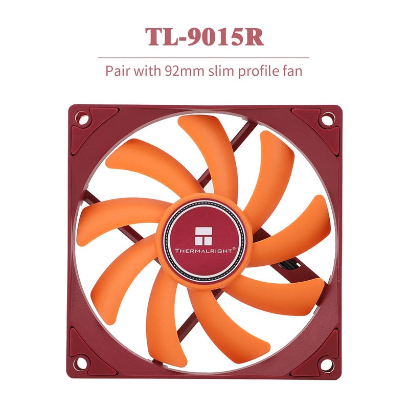 Thermalright AXP90-X47 Full Cooper Low Profile CPU Cooler, with 92mm TL-9015R Slim PWM Fan ITX CPU Cooler, AGHP Technology, 47mm Height,for AMD AM4 AM5/Intel 1700/1150/1151/1200/1851(AXP90 X47 Full) - Image 5