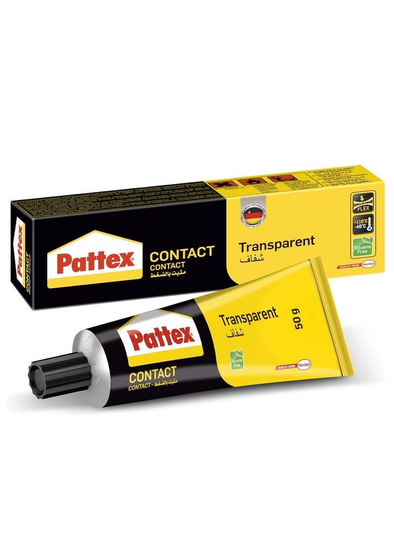 باتكس مجموعة من 12 قطعة من باتكس -غراء شفاف للخشب والمعادن والجلود ، 50غرام - Image 1