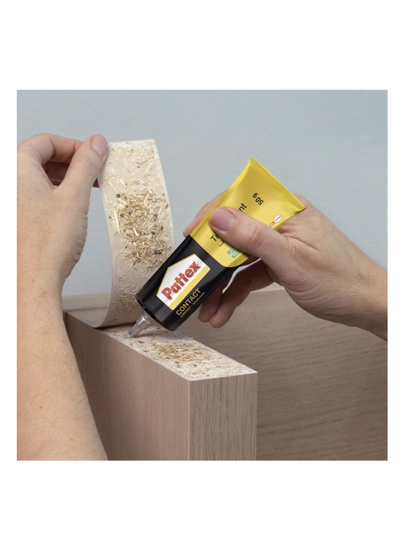 باتكس مجموعة من 12 قطعة من باتكس -غراء شفاف للخشب والمعادن والجلود ، 50غرام - Image 2