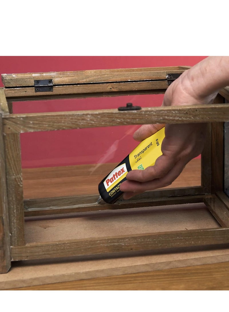 باتكس مجموعة من 12 قطعة من باتكس -غراء شفاف للخشب والمعادن والجلود ، 50غرام - Image 4