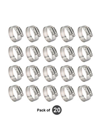 Duravel Stainless Steel Hose Clamps, Adjustable Worm Drive,(Pack-Of 20, 11-16mm) - pzsku/ZEE109AD0DBD1914D9F05Z/45/_/1740916098/2035360c-d4c3-41e8-9105-f224ec121b9e