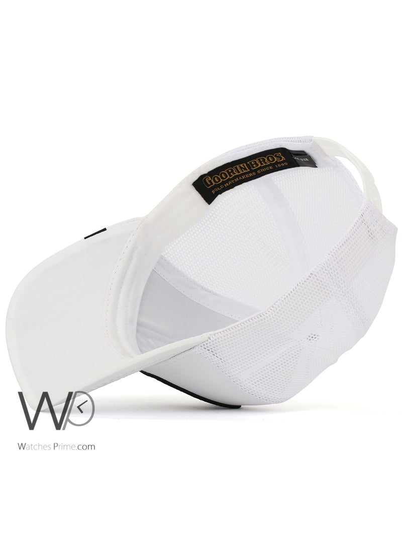 Goorin Bros Goorin Bros Shark Trucker Mesh Cap White Color Cotton Hat For Men  - Image 4