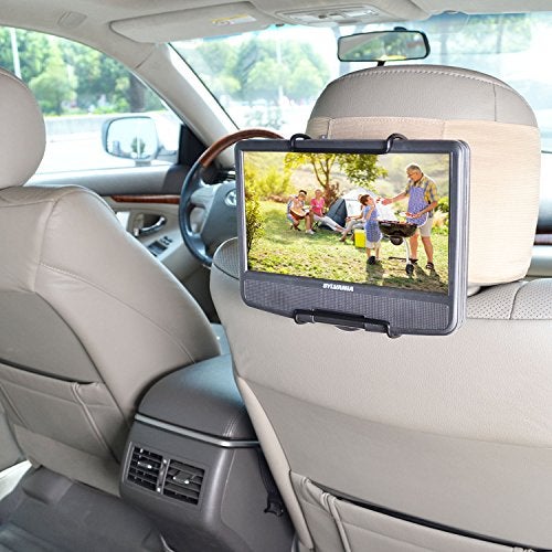 WANPOOL Car Headrest Mount Holder for Portable DVD Player, fit Swivel Screen & Standard Laptop Style Portable DVD Player, Beige (DVD Player is not Included) - Image 4