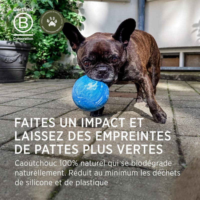 Hevea Planet Ball 2-in-1 Dog Activition & Fetch Toy - Natural Rubber Throw Toy - Tested and Safe Dog Treat Ball - Image 3