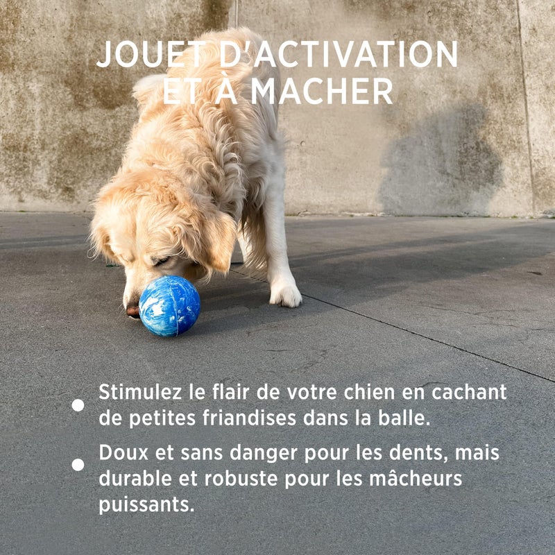 Hevea Planet Ball 2-in-1 Dog Activition & Fetch Toy - Natural Rubber Throw Toy - Tested and Safe Dog Treat Ball - Image 5