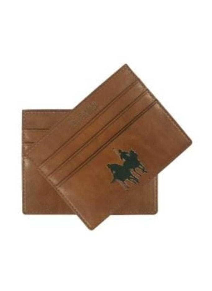 SANTA BARBARA POLO & RACQUET CLUB - Umbra Series Leather Multiple Portable Business Men Wallet, Wallet Card Holder, Credit Card Holder, Cash Holder Wallet, Stylish and Functional - Brown - Image 1
