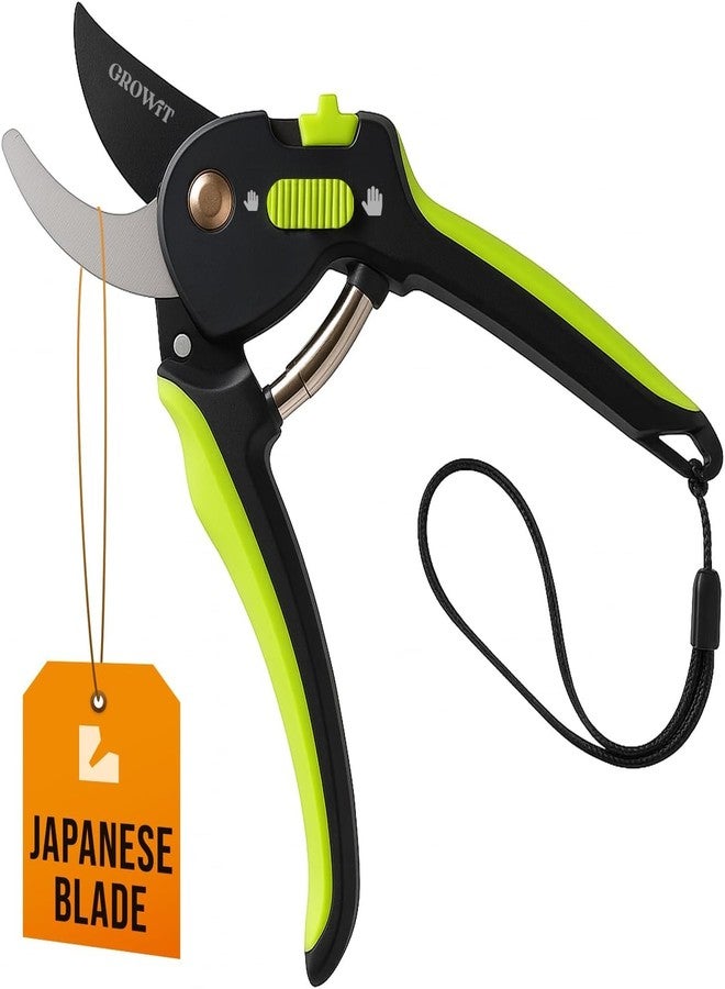 Craft911 GrowIt 8.5" Professional Titanium Bypass Pruning Shears (T13)- Super Sharp Premium Garden Shears, Pruning Shears For Gardening, Garden Hedge Clippers Handheld Pruners - Garden Scissors Heavy Duty Tool - Image 1