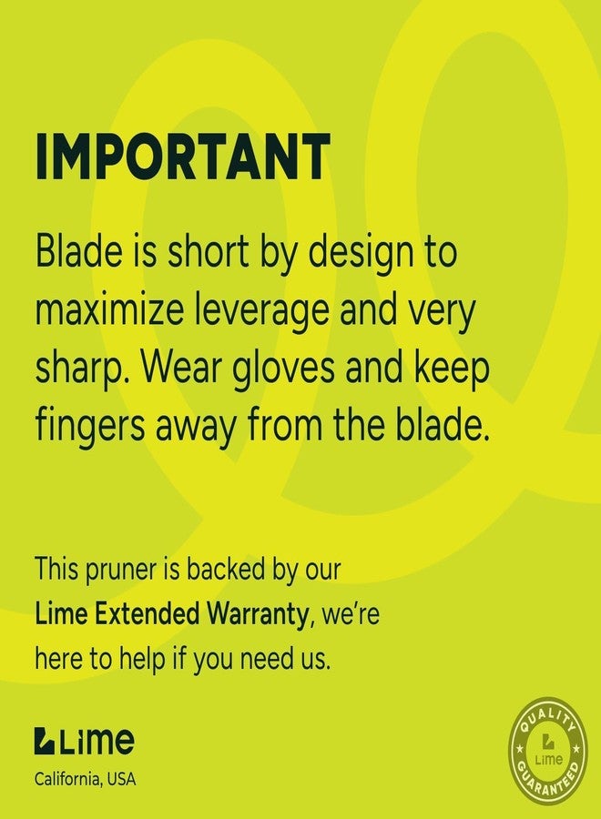 Craft911 GrowIt 8.5" Professional Titanium Bypass Pruning Shears (T13)- Super Sharp Premium Garden Shears, Pruning Shears For Gardening, Garden Hedge Clippers Handheld Pruners - Garden Scissors Heavy Duty Tool - Image 5