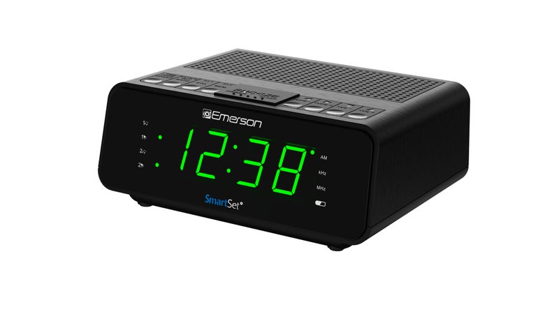 Emerson SmartSet Dual Alarm Clock Radio with AM/FM Radio, Dimmer, Sleep Timer and .9" LED Display, CKS1900 - Image 1