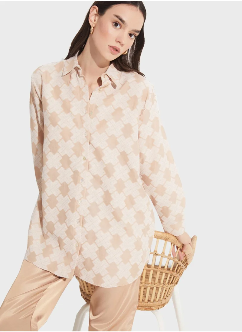 جون Button Down Shirt