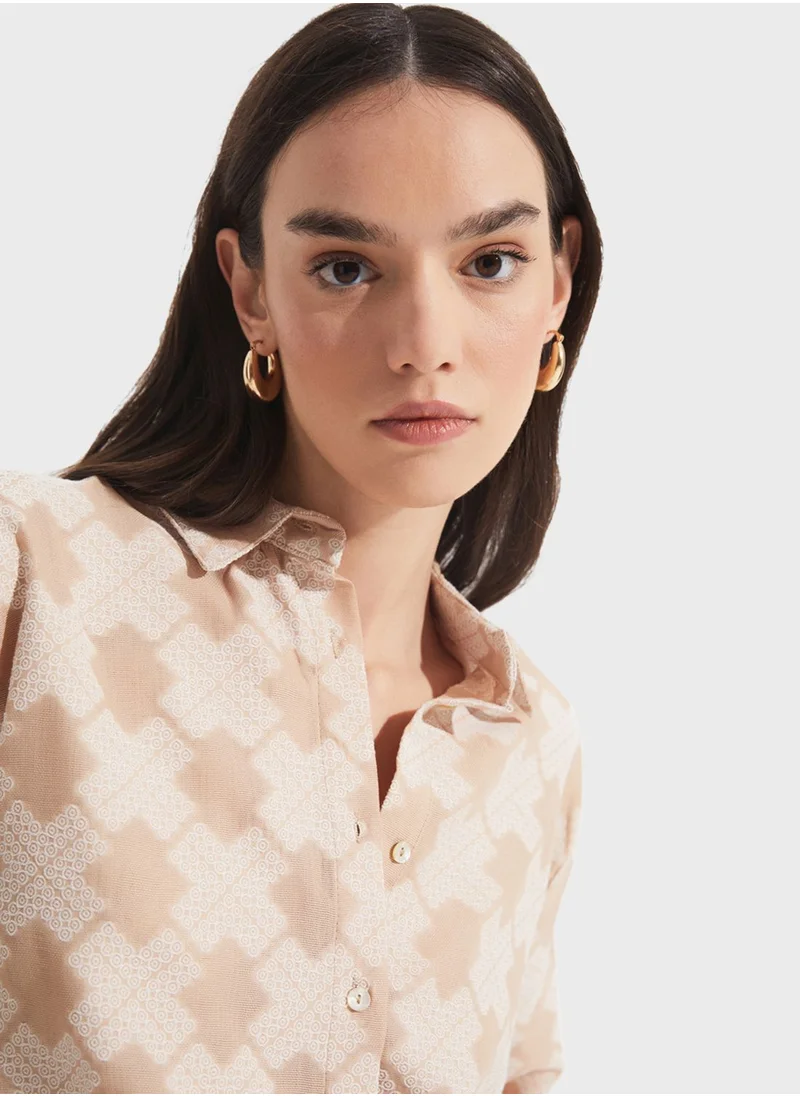 جون Button Down Shirt