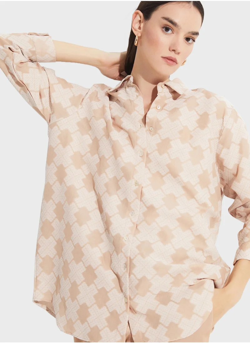 جون Button Down Shirt