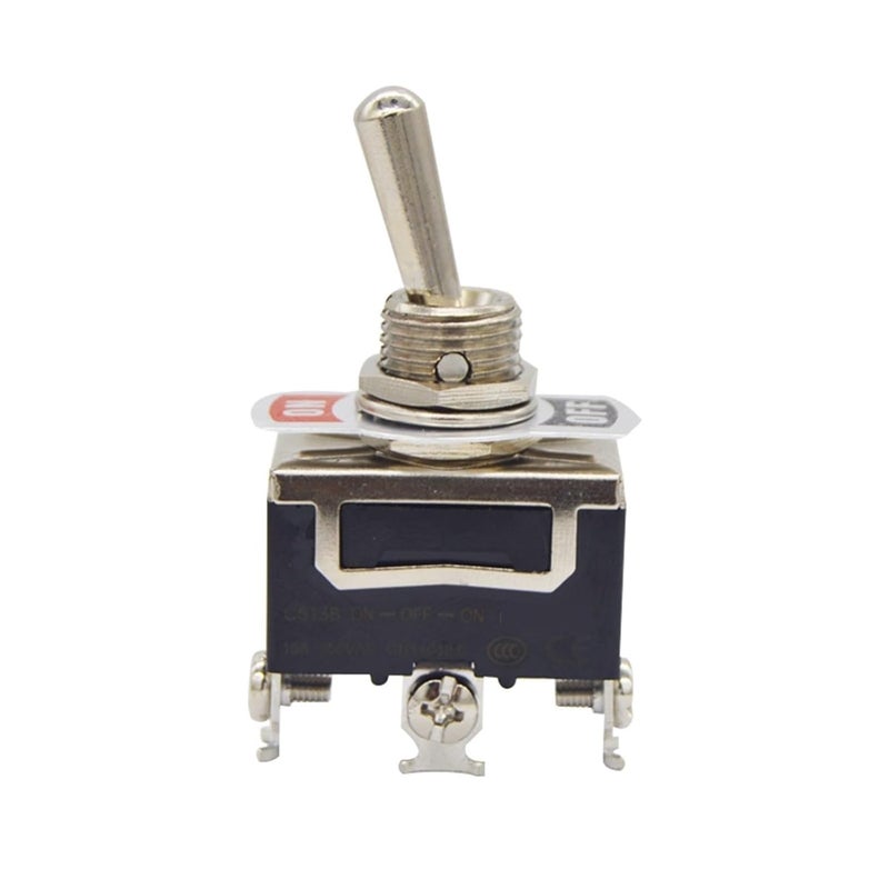 C522B حجم مفتاح تبديل ذاتي القفل 15 أمبير 250 فولت تيار متردد قطب أحادي قطب مزدوج مع غطاء مقاوم للمطر - Image 4