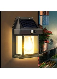 Qasul Solar Powered Garden LED Bulb Motion Sensor Garden LED Waterproof 3 Mode Solar LED  - Image 2