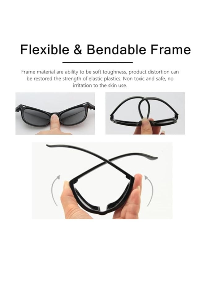 Bukela Adjustable Polarized Baby Sunglasses ， Soft Silicone Frame for Boys & Girls, 0-48 Months - Infant Outdoor Sunshade - Flexible Strap Included - Image 5