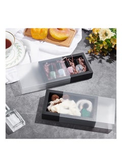 12 Packs 16x9.2x3.2cm Clear Frosted PVC Drawer Boxes Rectangle Black Kraft Gift Box for Party Favor Treats Bakery and Jewelry - pzsku/ZEE10DA8EE00667AE5141Z/45/_/1676708543/030ee6ef-9500-4b86-a77f-7d8798c93448