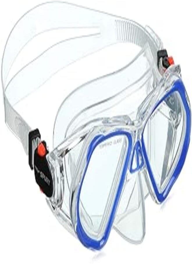 Spurt SPURT Snorkeling Mask M250 (Silicon) Blue and Transparent 