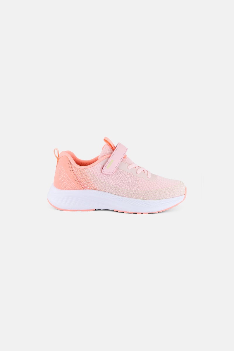RBX Kids Girl Velcro Closure Outdoor Shoes, Peach - Image 4