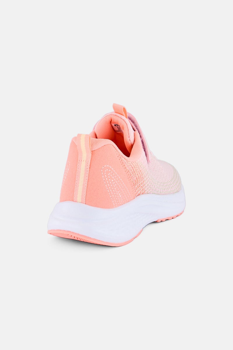 RBX Kids Girl Velcro Closure Outdoor Shoes, Peach - Image 3